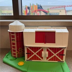 Fisher-Price Little People Red and White Barn Playset